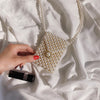 Brand Hand-woven Pearl Bags Lady Beaded Shoulder Bag