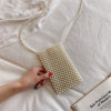 Brand Hand-woven Pearl Bags Lady Beaded Shoulder Bag