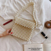 Brand Hand-woven Pearl Bags Lady Beaded Shoulder Bag