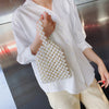 Brand Hand-woven Pearl Bags Lady Beaded Shoulder Bag