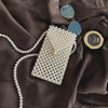 Brand Hand-woven Pearl Bags Lady Beaded Shoulder Bag