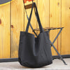 Large Size Canvas Handbag Simple Design Cotton Fabric