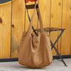 Large Size Canvas Handbag Simple Design Cotton Fabric